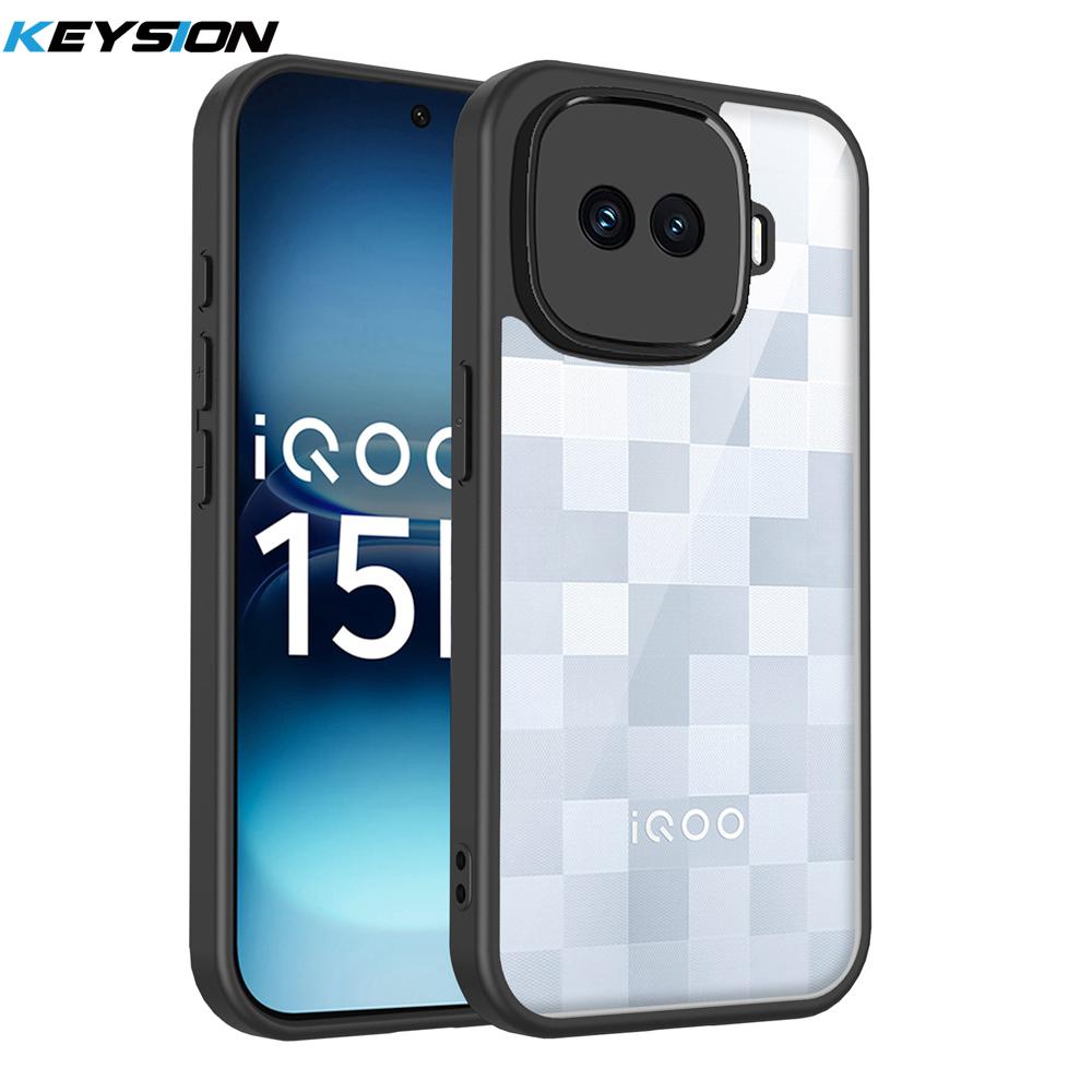 Прозрачный чехол KEYSION для IQOO 15R 5G Мягкий силикон+ПК HD Clear Простой ударопрочный задний чехол для телефона для IQOO Z11 Turbo for IQOO 15R чёрный
Прозрачный чехол KEYSION для IQOO 15R 5G Мягкий силикон+ПК HD Clear Простой ударопрочный задний чехол для телефона для IQOO Z11 Turbo for IQOO 15R чёрный
