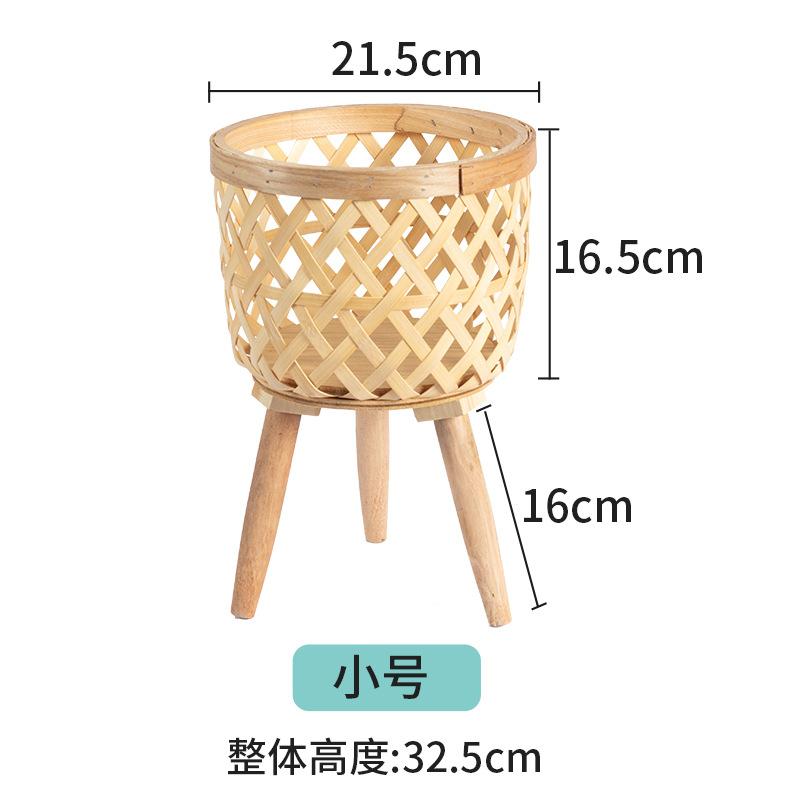Living room plant bamboo flower basket decoration traditional rattan flower pot balcony flower stand woven basket twill small size 19*32.5
Living room plant bamboo flower basket decoration traditional rattan flower pot balcony flower stand woven basket twill small size 19*32.5