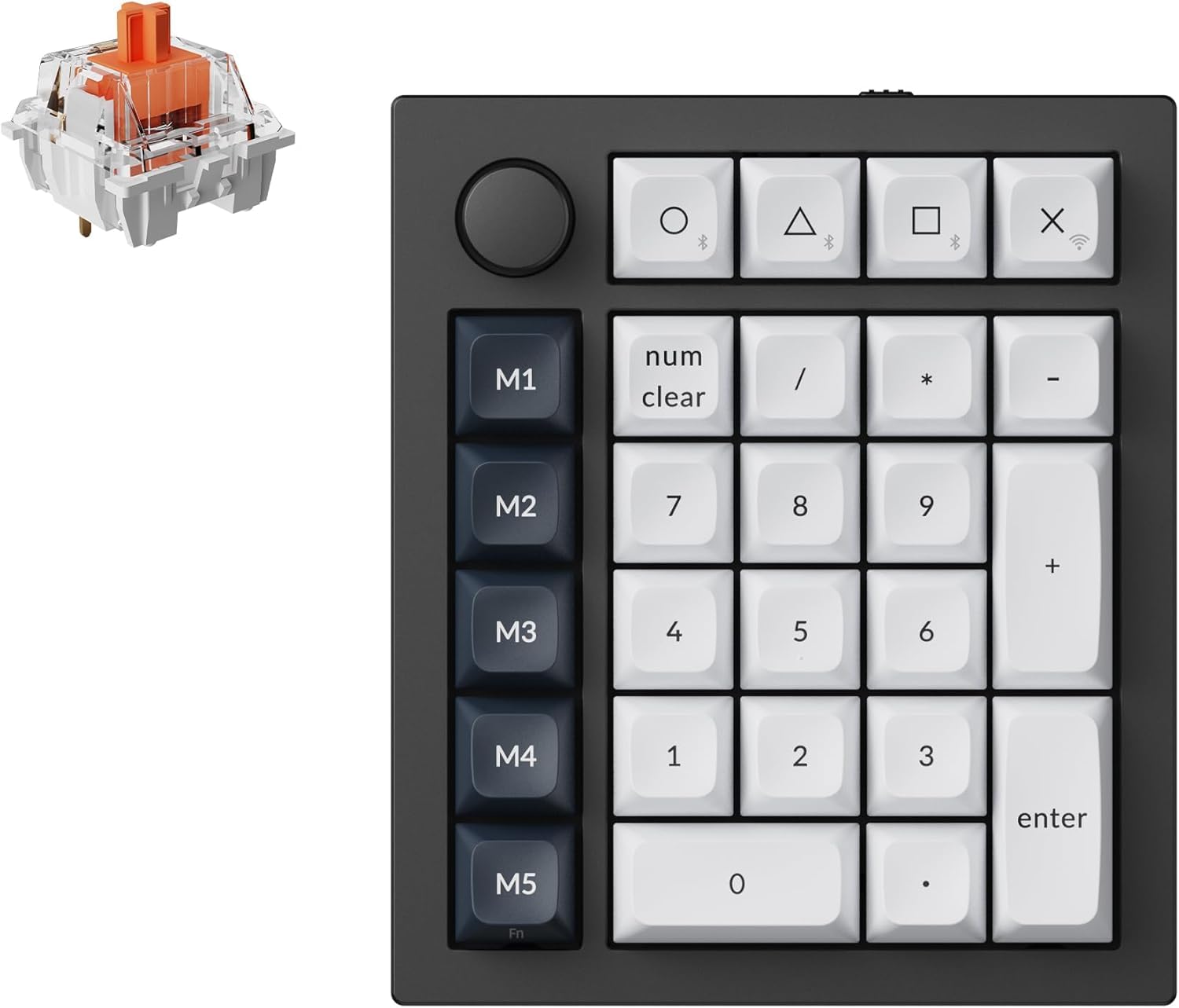 Keychron Q0 Max QMK Custom Numeric Bluetooth Wired RGB Gateron Jupiter Mechanical Full Compatible with and Linux Silent K Pro Mechanical Red Keypad,
Keychron Q0 Max QMK Custom Numeric Bluetooth Wired RGB Gateron Jupiter Mechanical Full Compatible with and Linux Silent K Pro Mechanical Red Keypad,