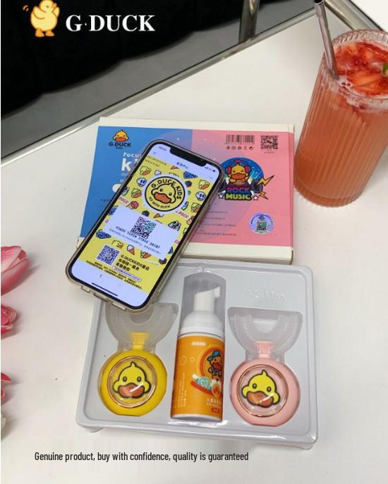G.DUCK Little Yellow Duck Baby Electric Toothbrush Set - Waterproof, Multi-functional Silicone Gum Protection
G.DUCK Little Yellow Duck Baby Electric Toothbrush Set - Waterproof, Multi-functional Silicone Gum Protection