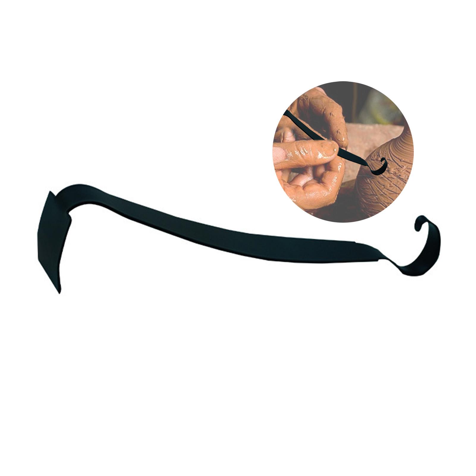 Professional Pottery Trimming Tools DIY Clay Metal Trimming Tool with Saving Effort Grip Design for Ceramic Supplies Lover чёрный
Professional Pottery Trimming Tools DIY Clay Metal Trimming Tool with Saving Effort Grip Design for Ceramic Supplies Lover чёрный