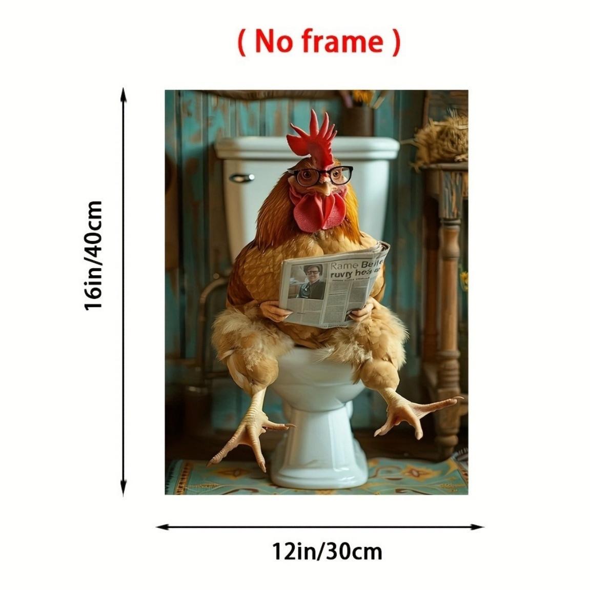 Eisen Decorative Sign Lustiges Huhn Zeitungslesen in der Toilette Rustikale Badezimmer Wandkunst Bauernhof Hhnerstall 20x30cm(7.8x11.8inch)
Eisen Decorative Sign Lustiges Huhn Zeitungslesen in der Toilette Rustikale Badezimmer Wandkunst Bauernhof Hhnerstall 20x30cm(7.8x11.8inch)