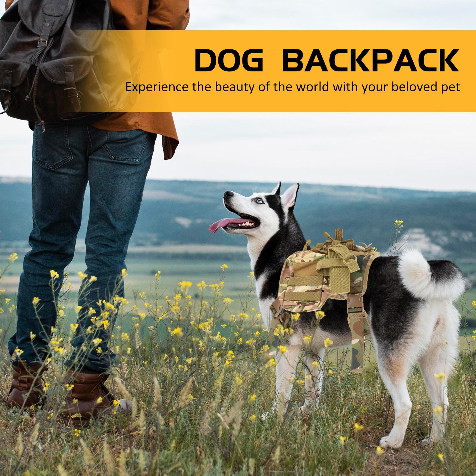 Canine Hiking Backpack with Adjustable Straps And Side Pockets for Outdoor Adventures XL
Canine Hiking Backpack with Adjustable Straps And Side Pockets for Outdoor Adventures XL