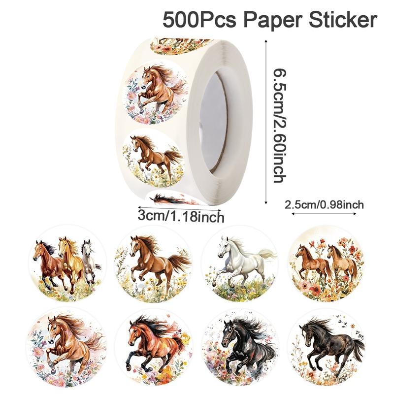 500pcs/Roll Horse Flower Stickers Cute Animal Sealing Sticker DIY Paper Laptop Decals Decor Stiker Stationery Gift Seal Decal 2.5CM
500pcs/Roll Horse Flower Stickers Cute Animal Sealing Sticker DIY Paper Laptop Decals Decor Stiker Stationery Gift Seal Decal 2.5CM