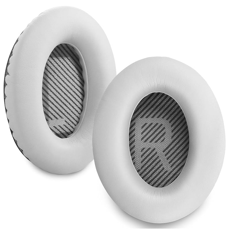 Sodorous QC35 ear pads for replacement Bose QuietComfort 35 II over ear headphones memory foam (Silver)
Sodorous QC35 ear pads for replacement Bose QuietComfort 35 II over ear headphones memory foam (Silver)