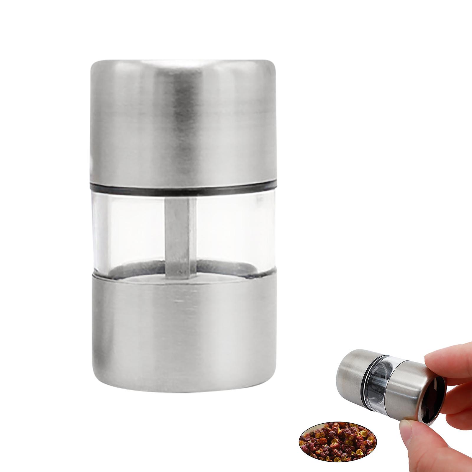 Mini Food Grinder Manual Portable Stainless Steel Grinding Bottle Foode Grade Pepper Seasoning Grinder For Kitchen Gadgets серебряный
Mini Food Grinder Manual Portable Stainless Steel Grinding Bottle Foode Grade Pepper Seasoning Grinder For Kitchen Gadgets серебряный