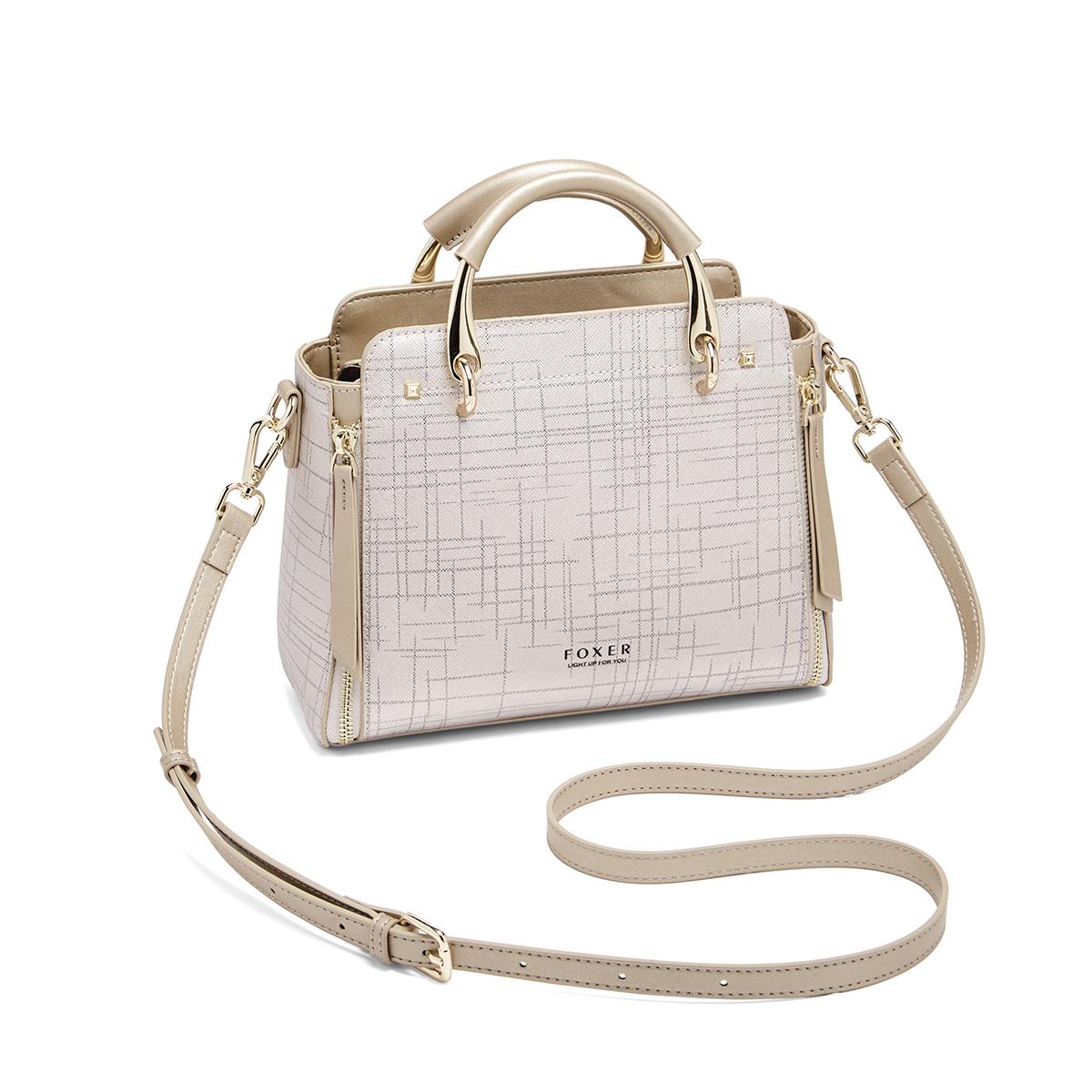 FOXER Lady s Shoulder Bag Luxury Design Crossbody Bag Split Leather Fashion Handbag Commute Work Best Gift for Mother Wife
FOXER Lady s Shoulder Bag Luxury Design Crossbody Bag Split Leather Fashion Handbag Commute Work Best Gift for Mother Wife