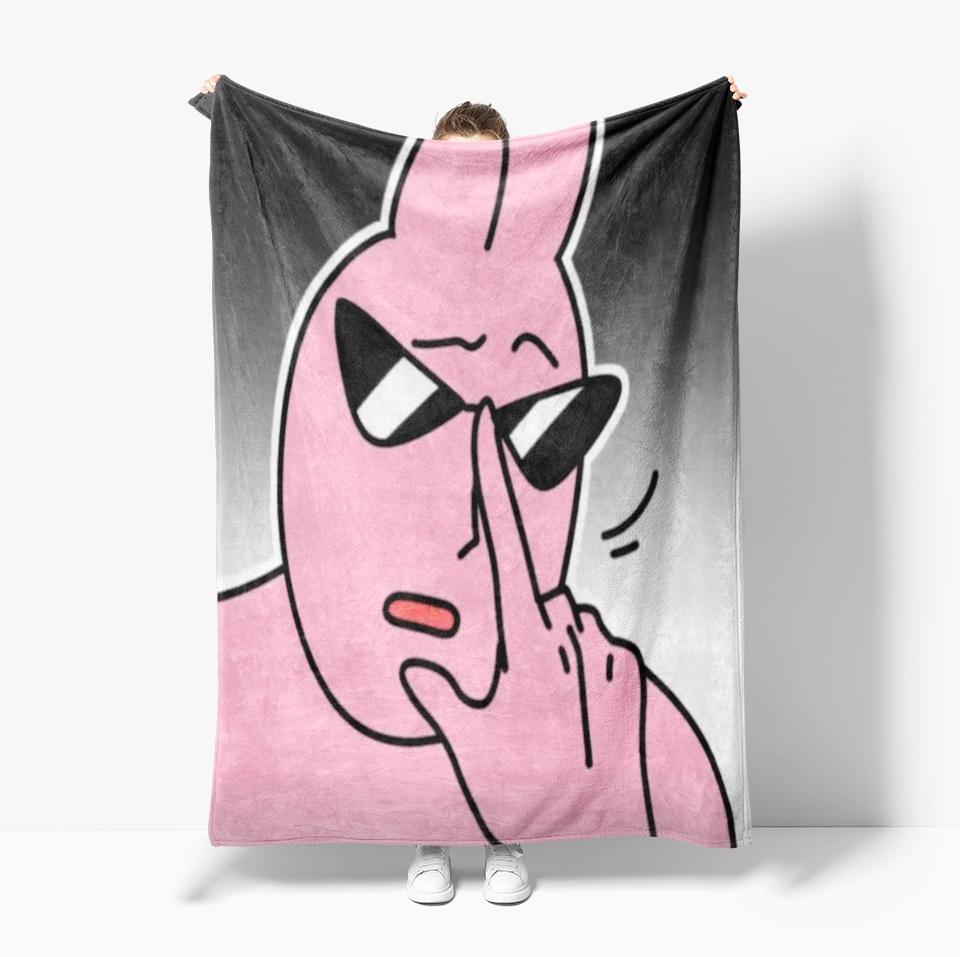 Cute Pink rabbit Series Blanket Cartoon Print Warm Flannel Soft Comfortable Home Travel Bed Blanket Birthday Couple kids Gift 75x90cm
Cute Pink rabbit Series Blanket Cartoon Print Warm Flannel Soft Comfortable Home Travel Bed Blanket Birthday Couple kids Gift 75x90cm