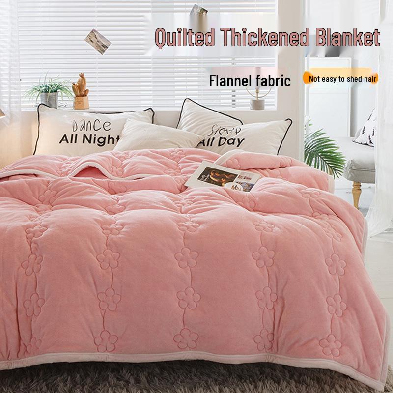 Plum Blossom Quilted Flannel Fleece Blanket 150x200 cm
Plum Blossom Quilted Flannel Fleece Blanket 150x200 cm