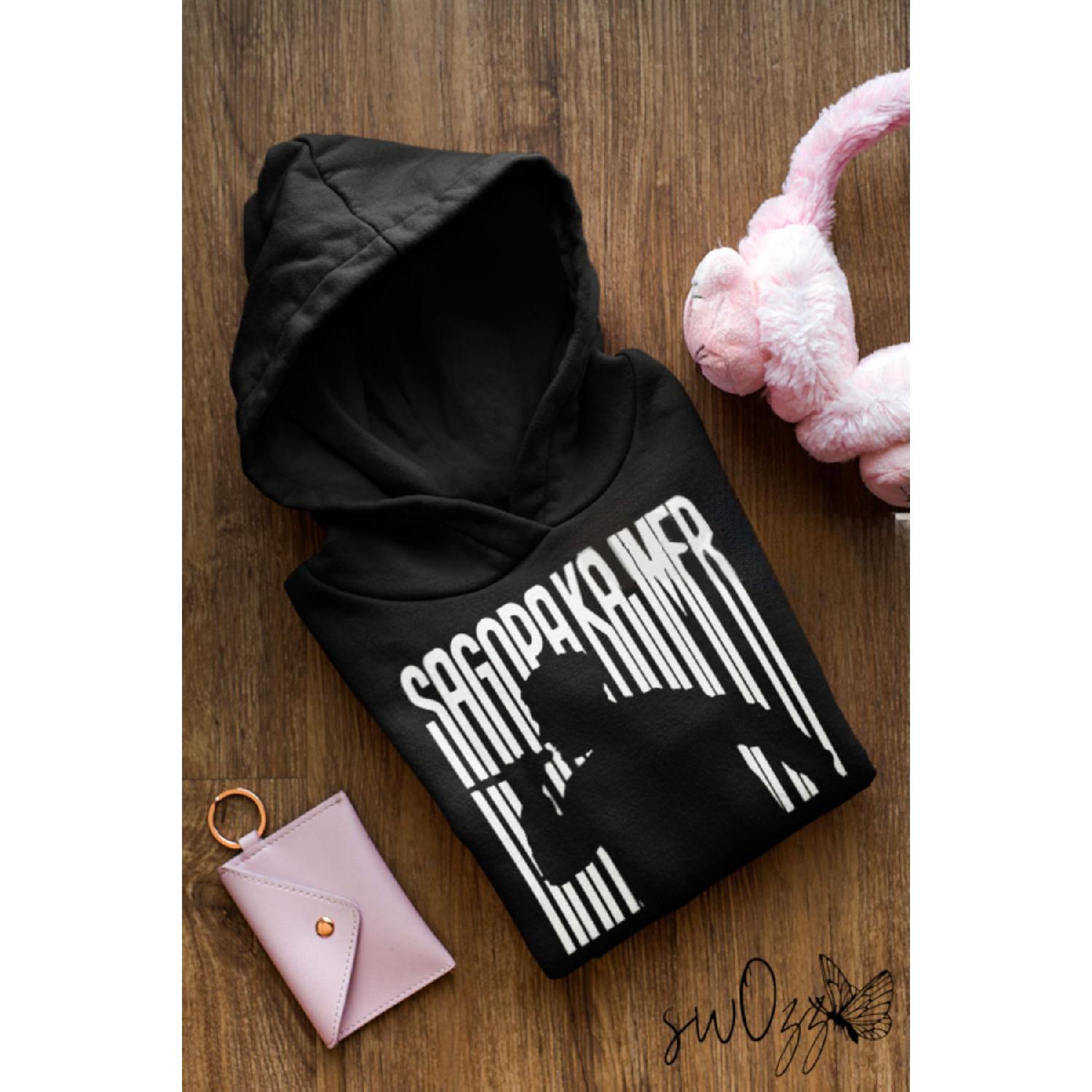 Sagopa Kajmer Themed Special Design Oversize Black Hooded Sweatshirt S 
Sagopa Kajmer Themed Special Design Oversize Black Hooded Sweatshirt S