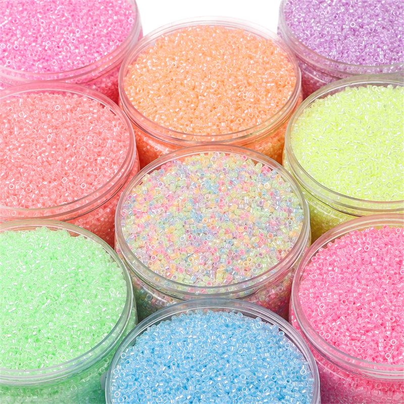 Luminous Handmade Glass Seed Beads for DIY Jewelry - Round Beads for Necklace & Bracelet Accessories 10g/bag ~700 pieces
Luminous Handmade Glass Seed Beads for DIY Jewelry - Round Beads for Necklace & Bracelet Accessories 10g/bag ~700 pieces
