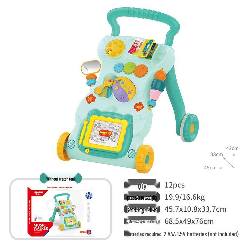 Интерактивная игрушка-ходунки для малышей с музыкой, 6-18 месяцев, конструкция против опрокидывания
Интерактивная игрушка-ходунки для малышей с музыкой, 6-18 месяцев, конструкция против опрокидывания
