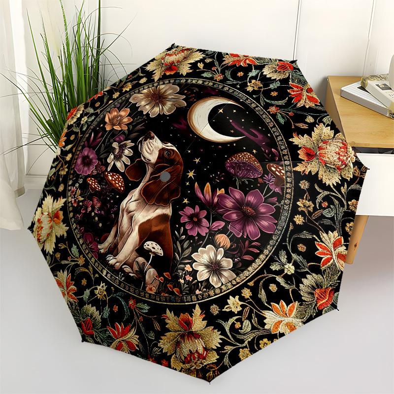 Floral FantasyThemed Automatic Opening and Closing Umbrella 8 Ribs, Suitable for Leisure and Going Out, Outdoor Accessory, Gothic Style, F
Floral FantasyThemed Automatic Opening and Closing Umbrella 8 Ribs, Suitable for Leisure and Going Out, Outdoor Accessory, Gothic Style, F