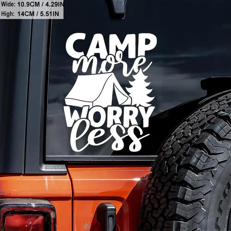 1pc Camp More Worry Less Camping Funny Car Sticker For Laptop Bottle Truck Motorcycle Van SUV Fishing Boat Skateboard Decals 10.9x14cm
1pc Camp More Worry Less Camping Funny Car Sticker For Laptop Bottle Truck Motorcycle Van SUV Fishing Boat Skateboard Decals 10.9x14cm