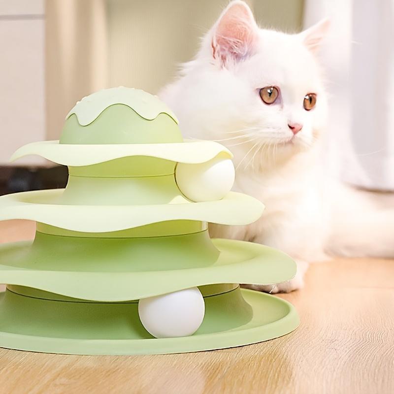 Three-Tier Turntable Cat Toy - Interactive Track Tower for Indoor Cats, Battery-Free світло-зелений колір
Three-Tier Turntable Cat Toy - Interactive Track Tower for Indoor Cats, Battery-Free світло-зелений колір
