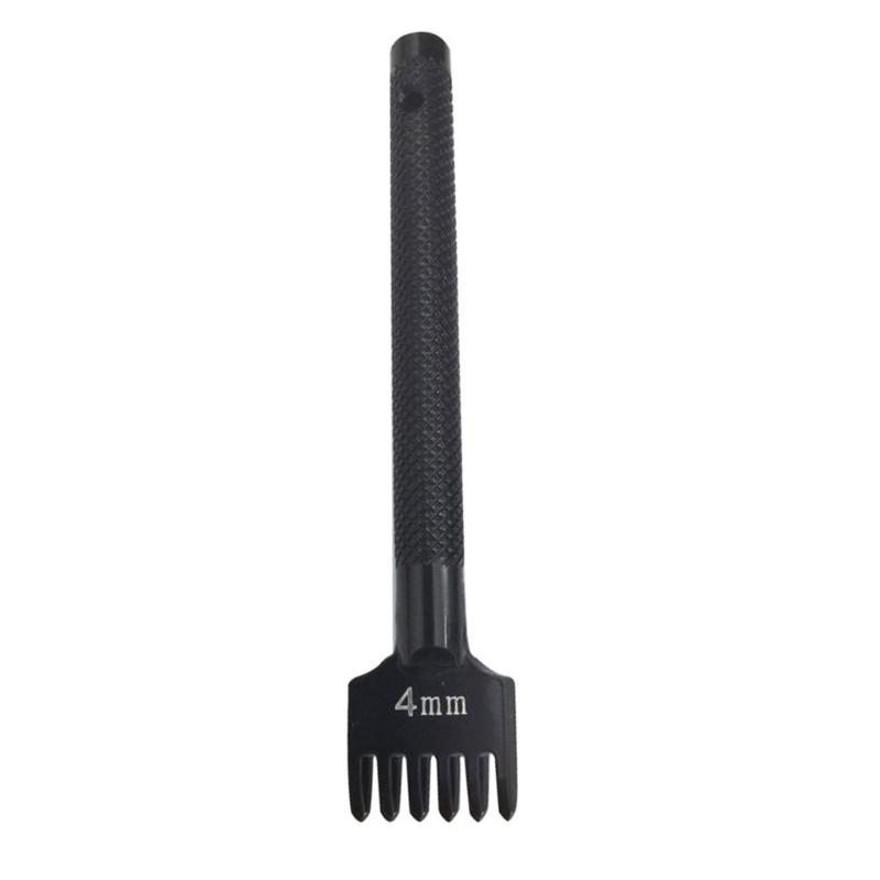 6/10 Prong Rhombus Hole Lacing Stitching Chisel 4mm Leather Prong Punch Tool Prong Punch Leather Craft Tool Easy to Use
6/10 Prong Rhombus Hole Lacing Stitching Chisel 4mm Leather Prong Punch Tool Prong Punch Leather Craft Tool Easy to Use