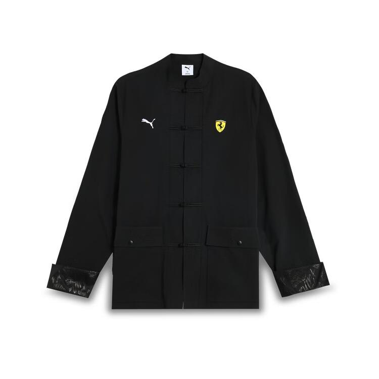 Puma X Ferrari Forever Faster Logo Racing Style Chinese Button Tang Jacket Long Sleeve Men jackets Black 634325-01 S
Puma X Ferrari Forever Faster Logo Racing Style Chinese Button Tang Jacket Long Sleeve Men jackets Black 634325-01 S