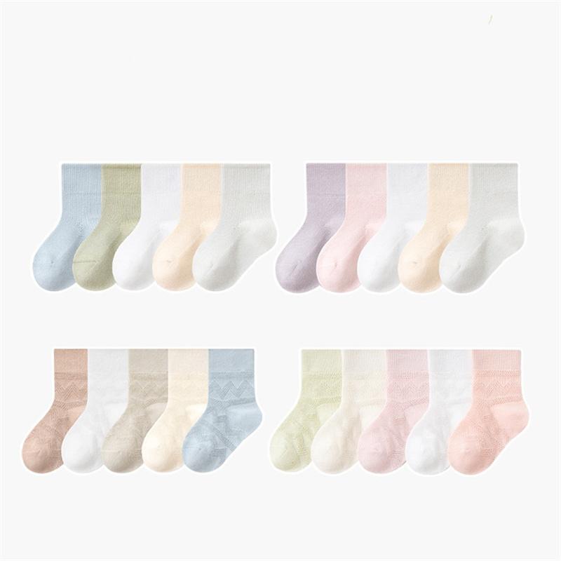 5 Pairs/lot Thin Mesh Newborn Baby Socks Infants Cotton Boneless Soft Socks For Girls And Boys Spring/Summer Student Socks 0-8Y 0-6Months(XS)
5 Pairs/lot Thin Mesh Newborn Baby Socks Infants Cotton Boneless Soft Socks For Girls And Boys Spring/Summer Student Socks 0-8Y 0-6Months(XS)