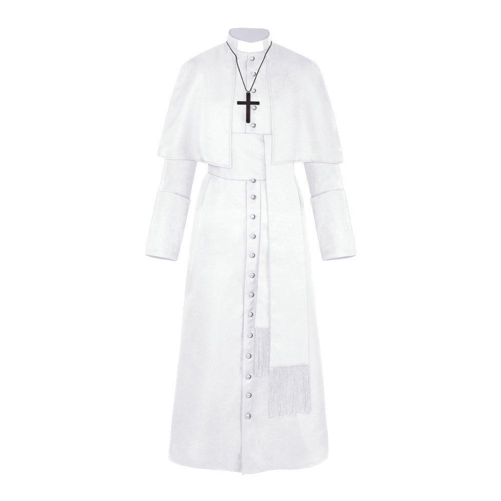 Solid Color Medieval Priest Cosplay Costume for Halloween XXL
Solid Color Medieval Priest Cosplay Costume for Halloween XXL