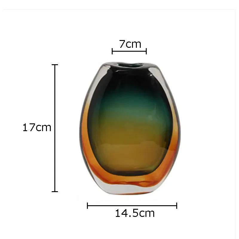 Multi-layer Painted Gradient Glass Vase Hydroponics Flower Pots Desk Decoration Artificial Floral Flowers Arrangement Vases
Multi-layer Painted Gradient Glass Vase Hydroponics Flower Pots Desk Decoration Artificial Floral Flowers Arrangement Vases
