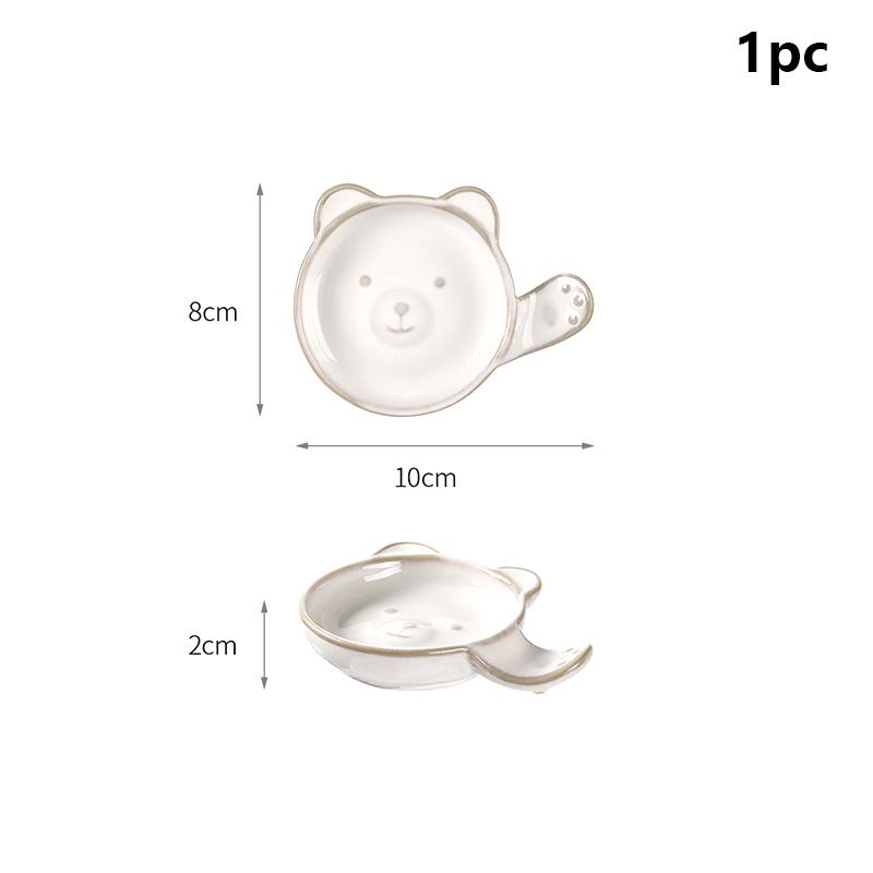 Soy Sauce Dish Chopstick Holder Creative Cute Side Dish Seasoning Dipping Sauce Dish Home Ceramic Dish Kitchen Tools
Soy Sauce Dish Chopstick Holder Creative Cute Side Dish Seasoning Dipping Sauce Dish Home Ceramic Dish Kitchen Tools