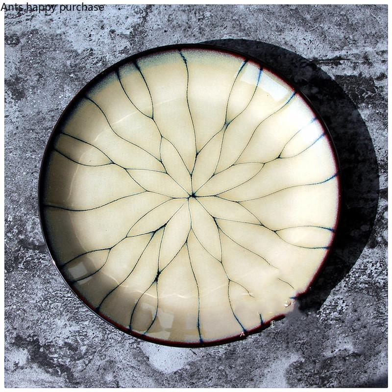 Керамическая тарелка для суши в японском стиле, высококачественная, для замены в печи, глазурованная, поднос для закусок, ресторанные обеденные тарелки, круглая столовая посуда
Керамическая тарелка для суши в японском стиле, высококачественная, для замены в печи, глазурованная, поднос для закусок, ресторанные обеденные тарелки, круглая столовая посуда