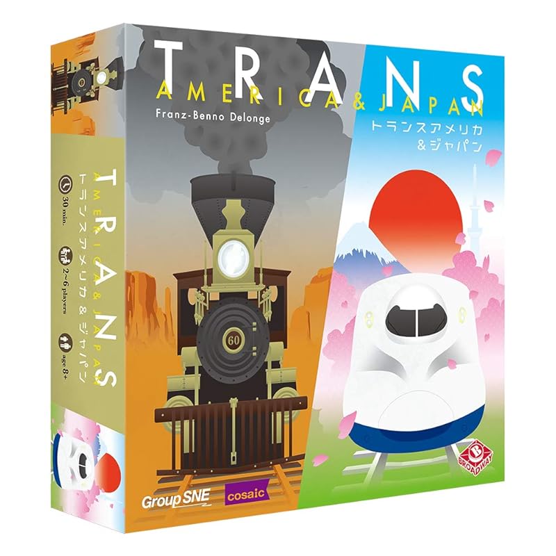 Group SNE Transamerica & Japan (For 2-6 people half an hour (For ages 8+) board games
Group SNE Transamerica & Japan (For 2-6 people half an hour (For ages 8+) board games