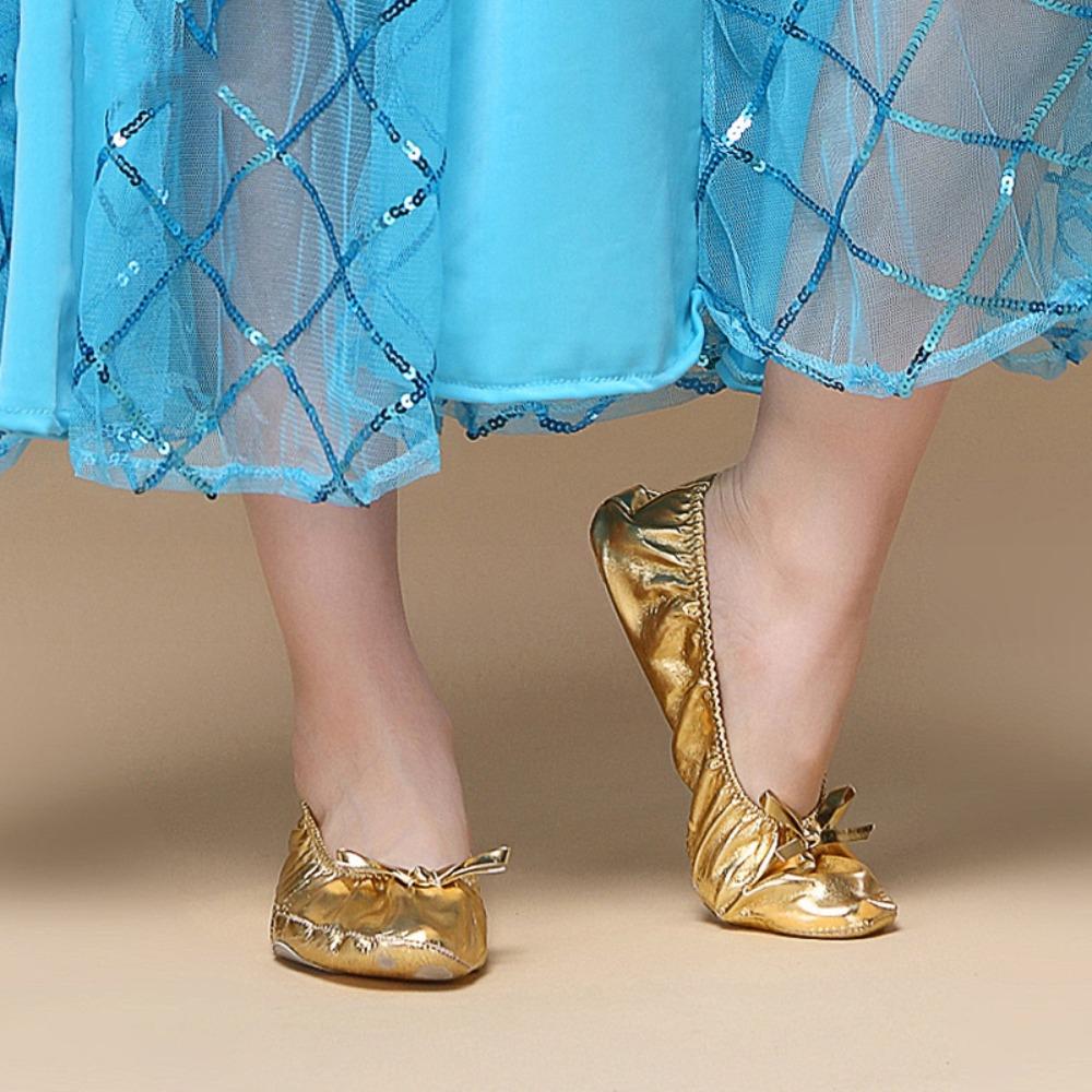 Bowknot Belly Dancing Shoes Leather Ballerina Flats Professional Foldable Ballet Flats Children 40
Bowknot Belly Dancing Shoes Leather Ballerina Flats Professional Foldable Ballet Flats Children 40