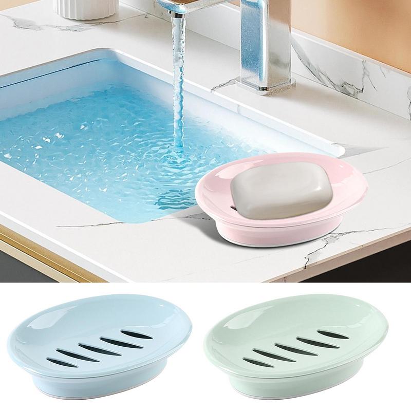 Soap Dish with Drain Spout Integrated Drainage Design Bar Soap Holder Soap Box Soap Case Holder for Bathroom & Kitchen
Soap Dish with Drain Spout Integrated Drainage Design Bar Soap Holder Soap Box Soap Case Holder for Bathroom & Kitchen