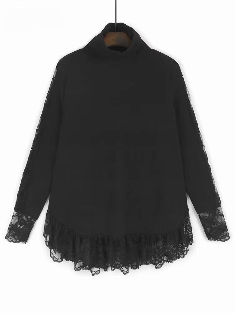 Xitao Футболка с высоким воротником и кружевным лоскутным узором GMM1208 One Size белый
Xitao Футболка с высоким воротником и кружевным лоскутным узором GMM1208 One Size белый