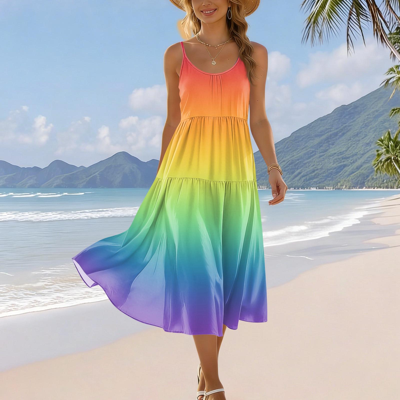 Women s Summer Fashion Printed Pocket Adjustable Shoulder Strap Bohemian Leisure Beach Resort Strap Dress XL жовтий
Women s Summer Fashion Printed Pocket Adjustable Shoulder Strap Bohemian Leisure Beach Resort Strap Dress XL жовтий
