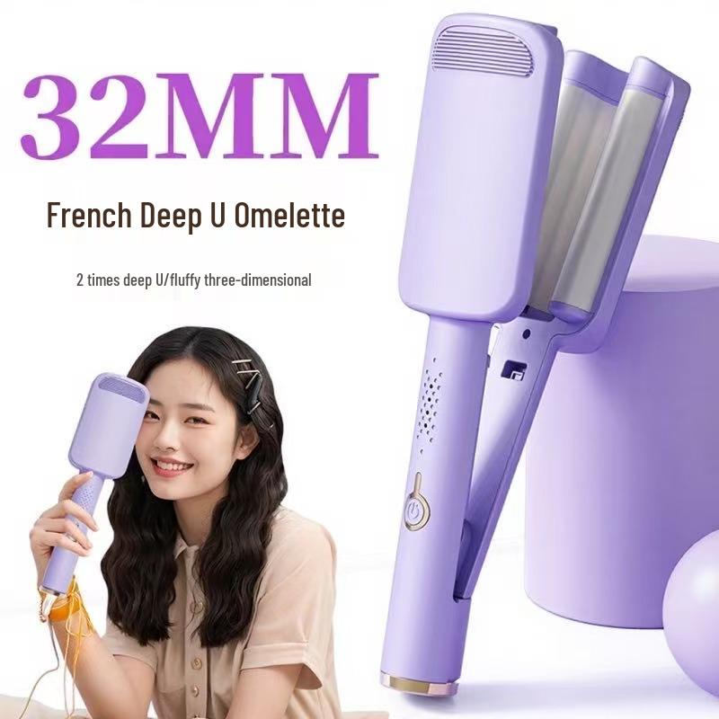 French Egg Roll U-Shaped Curling Iron, 32mm Water Wave Head Curler for Dormitory Use. фіолетовий
French Egg Roll U-Shaped Curling Iron, 32mm Water Wave Head Curler for Dormitory Use. фіолетовий