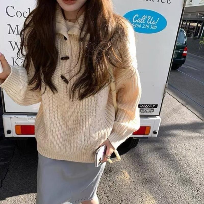 Autumn and winter new loose lazy style turtleneck twist sweater women s high-end casual top pullover knitted sweater one size fits all
Autumn and winter new loose lazy style turtleneck twist sweater women s high-end casual top pullover knitted sweater one size fits all