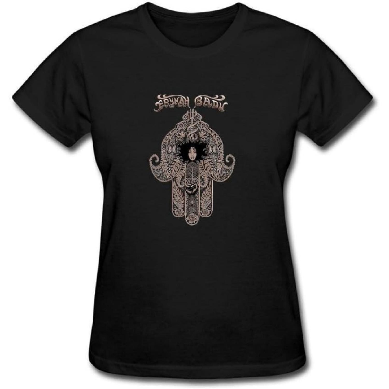 JUXING Womens R&b Soul Singer Erykah Badu Tour Logo Short T-shirt XXXXXL чорний
JUXING Womens R&b Soul Singer Erykah Badu Tour Logo Short T-shirt XXXXXL чорний