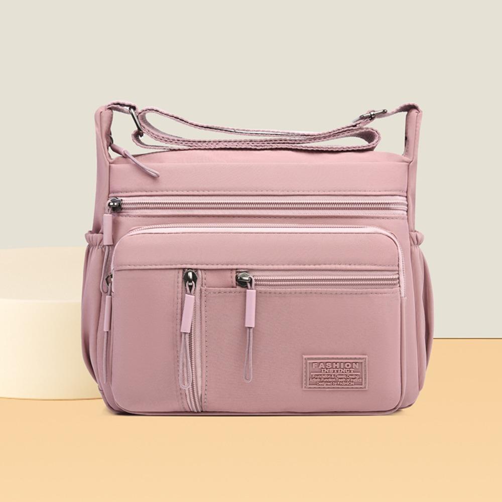 High-Quality Multi-Pockets Crossbody Bag Waterproof Nylon Shoulder Bag Large Capacity Women s Handbag Women рожевий
High-Quality Multi-Pockets Crossbody Bag Waterproof Nylon Shoulder Bag Large Capacity Women s Handbag Women рожевий