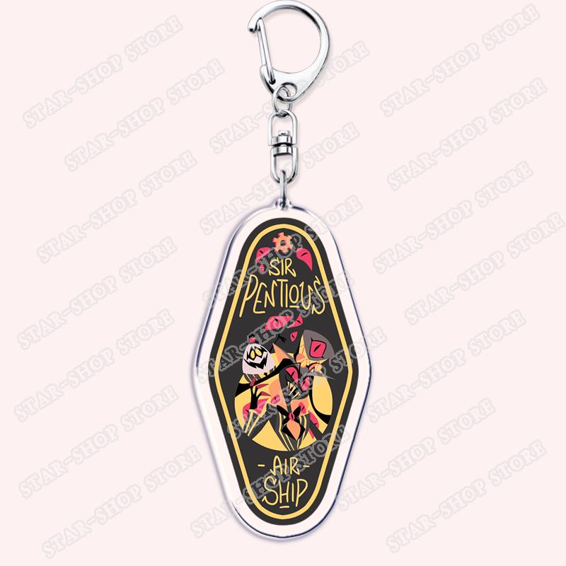 Hot Popualr Anime Cartoon Demon Figure Keychain for Accessories Bag Angel Dust Key Chain Ring Keyring Jewelry Fans Friends Gifts
Hot Popualr Anime Cartoon Demon Figure Keychain for Accessories Bag Angel Dust Key Chain Ring Keyring Jewelry Fans Friends Gifts