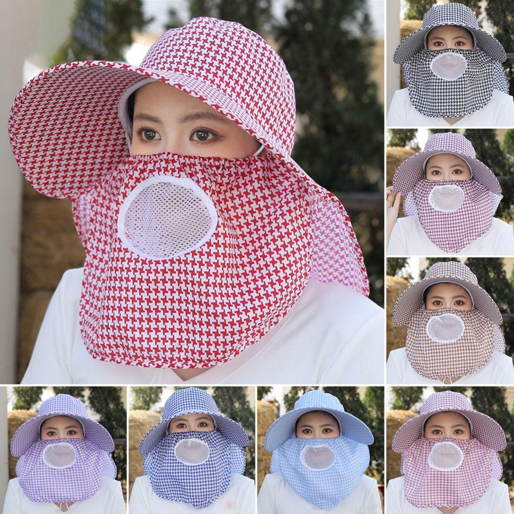 Wide Brim Sun Protection Face And Neck UV Protection Hat Fashion Summer Sunscreen Women Female
Wide Brim Sun Protection Face And Neck UV Protection Hat Fashion Summer Sunscreen Women Female