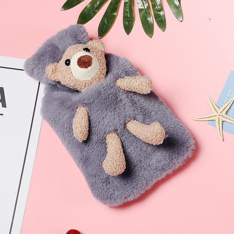 Cartoon Bear Plush Hot Water Bag - Washable Fabric Cover & Hand Warmer for Autumn/Winter 17.5x25.5cm
Cartoon Bear Plush Hot Water Bag - Washable Fabric Cover & Hand Warmer for Autumn/Winter 17.5x25.5cm