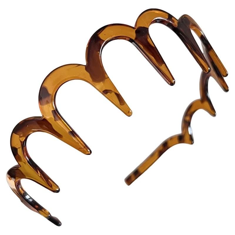 Пластиковая зубчатая волнистая повязка на голову, унисекс
Пластиковая зубчатая волнистая повязка на голову, унисекс