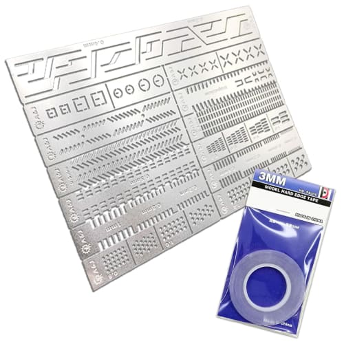 SALUDABLE Striking Guide Template, Guide Tape, 3mm, for Carving Lines, Plastic Model Tools
SALUDABLE Striking Guide Template, Guide Tape, 3mm, for Carving Lines, Plastic Model Tools