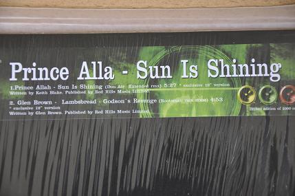12inch Record PRINCE ALLA GLEN BROWN Sun Is Shining Lambsbread SELECTCUTS6017 Select Cuts 2003 Germany Reggae Ska Dub Used
12inch Record PRINCE ALLA GLEN BROWN Sun Is Shining Lambsbread SELECTCUTS6017 Select Cuts 2003 Germany Reggae Ska Dub Used