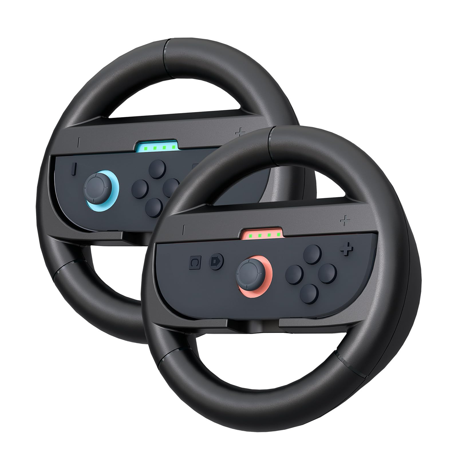 Set of 2 Steering Wheels for Switch Controller Covers for Switch 2 Accessories Joy-Con 2, Black, Joy-Con чорний
Set of 2 Steering Wheels for Switch Controller Covers for Switch 2 Accessories Joy-Con 2, Black, Joy-Con чорний