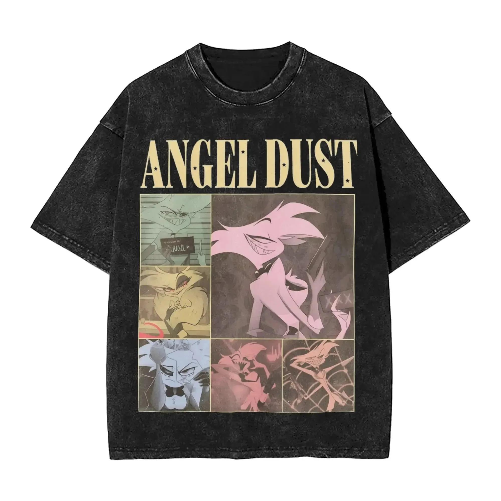 Summer Unisex Hazbin Hotel Angel Dust Themed TShirt Comic Panel Collage Typographic Apparel for Animation Fans Tshirt S
Summer Unisex Hazbin Hotel Angel Dust Themed TShirt Comic Panel Collage Typographic Apparel for Animation Fans Tshirt S