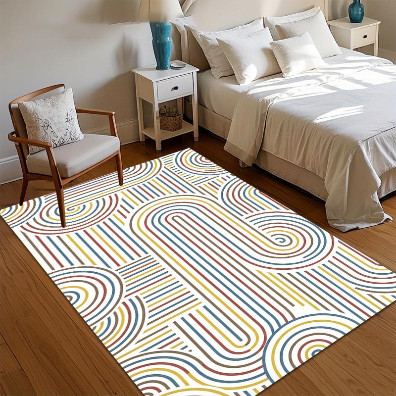 Modern Mid-Century Boho Rug, Nordic Abstract Colorful Geometry Area Rug Anti-Slip Washable Nursery Carpet for Bedroom Entryway 40x60CM
Modern Mid-Century Boho Rug, Nordic Abstract Colorful Geometry Area Rug Anti-Slip Washable Nursery Carpet for Bedroom Entryway 40x60CM