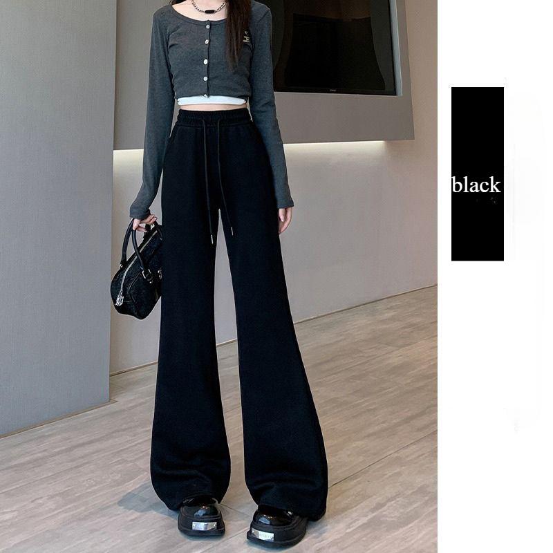 Женские спортивные штаны с высокой талией Весенне-осенние расклешенные штаны Повседневные спортивные штаны S чёрный
Женские спортивные штаны с высокой талией Весенне-осенние расклешенные штаны Повседневные спортивные штаны S чёрный