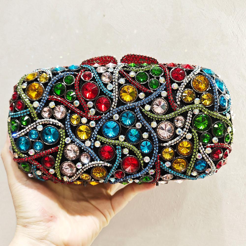 Colorful Women Blue/Red Evening Bag Luxury Party Pouch Clutches Crystal Clutch Purse Rhinestone Purses Wedding Handbag Purses 19cmX10cmX6cm
Colorful Women Blue/Red Evening Bag Luxury Party Pouch Clutches Crystal Clutch Purse Rhinestone Purses Wedding Handbag Purses 19cmX10cmX6cm