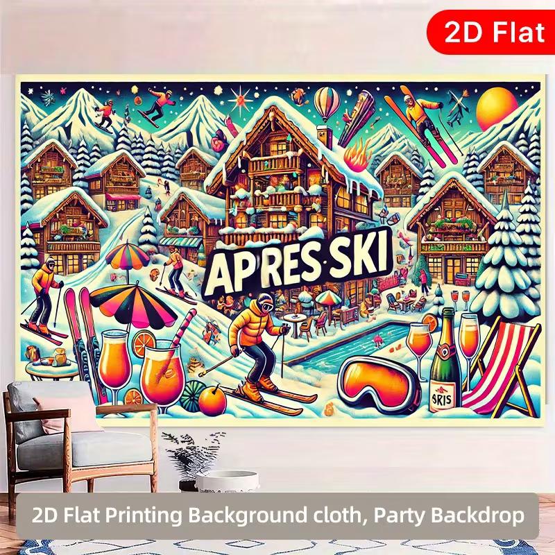 2D Apres Ski Celebration Backdrop, Ski Resort & Drinks Photography Background 47.2x31.5inch/120*80cm
2D Apres Ski Celebration Backdrop, Ski Resort & Drinks Photography Background 47.2x31.5inch/120*80cm