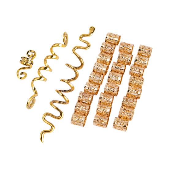 28Pcs Hair Clips Retro Style Vibrant Color High Durability Decorative Alloy Women Hair Spiral Braid Jewelry Dreadlock Clips for Lady золотистый
28Pcs Hair Clips Retro Style Vibrant Color High Durability Decorative Alloy Women Hair Spiral Braid Jewelry Dreadlock Clips for Lady золотистый