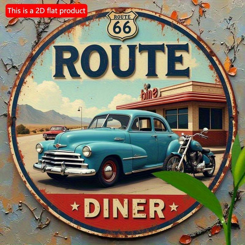 2d Flat 20*20cm Circular Wooden Sign, Classic Scenery and Retro Car Logo of Highway 66, Unique, Durable, Easy To Hang Wooden Decoration, Suitable 20*20cm
2d Flat 20*20cm Circular Wooden Sign, Classic Scenery and Retro Car Logo of Highway 66, Unique, Durable, Easy To Hang Wooden Decoration, Suitable 20*20cm