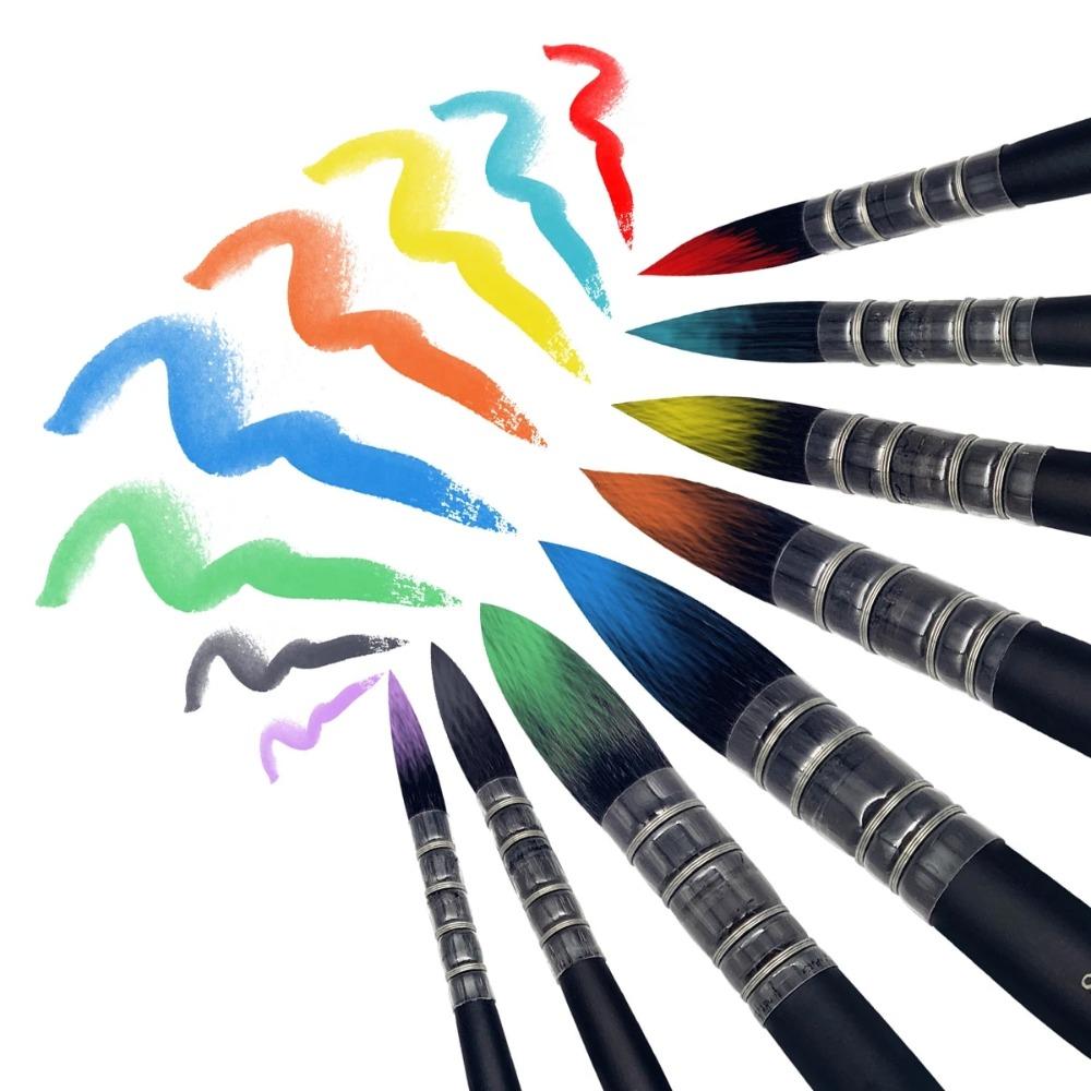 Drawing Watercolor Brush Pen Round Head Art Brush Pro New Black Paint Brush School Art Supplies
Drawing Watercolor Brush Pen Round Head Art Brush Pro New Black Paint Brush School Art Supplies